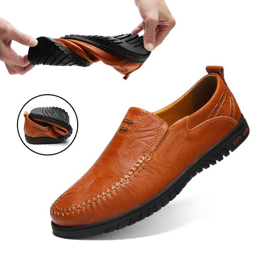 Genuine Leather Casual Slip on Formal Loafers