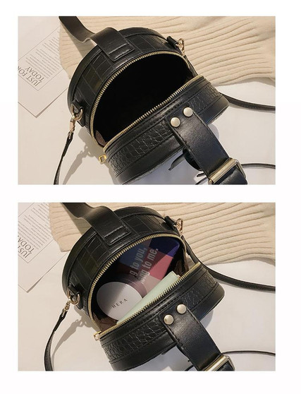 Round Handbag Fashion Messenger Shoulder Bags