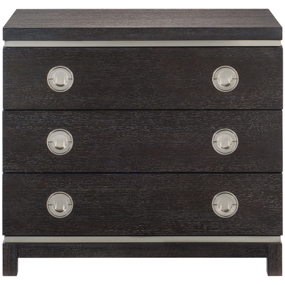 Decorage 3 Drawer Nightstand