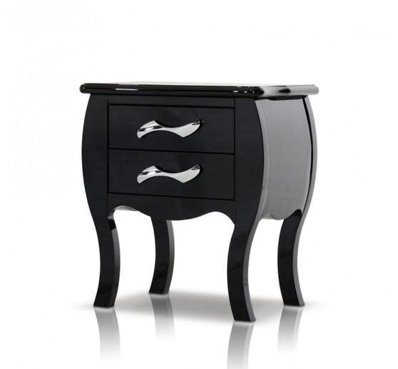 Modrest Monte Carlo Black Nightstand