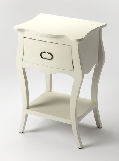 Rochelle Off White Nightstand