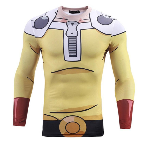 One Punch Man Saitama Long Sleeve Shirt