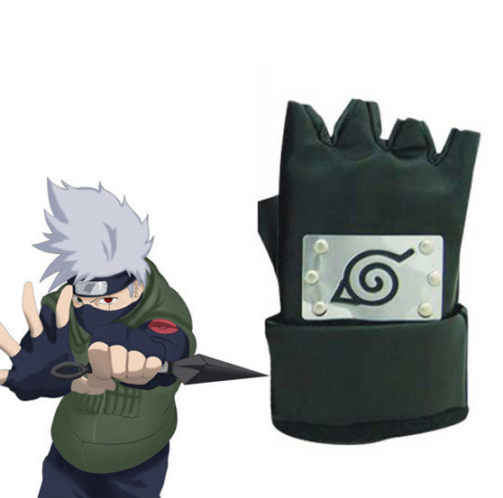 Naruto Cosplay Accessories - Hatake Kakashi Konoha Gloves