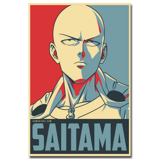 One Punch Man Poster - Saitama