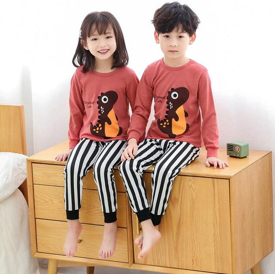 Kids Boys Sleepwear baby girl spring cotton sets Children Homewear Pajamas for Boy Pyjamas Kids Nightwear 2-13Y teenage clothes