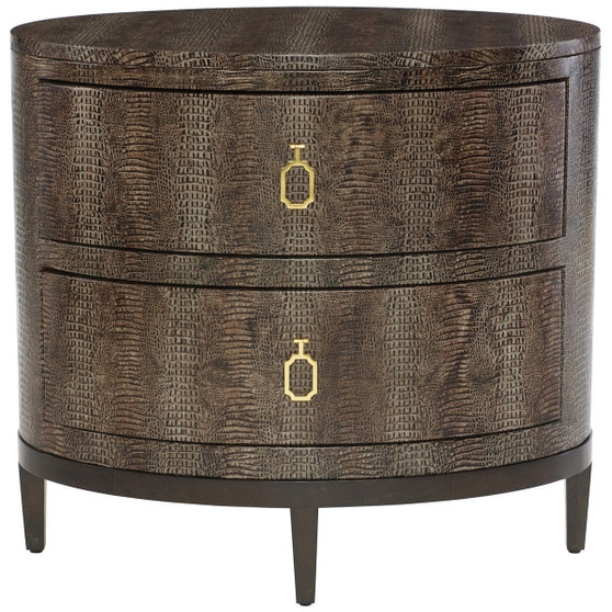 Bernhardt Jet Set Oval Nightstand