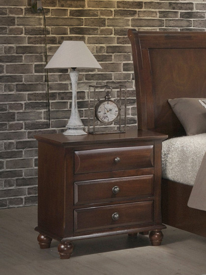 Concord Cherry Finish solid wood construction Nightstand