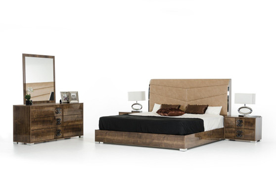 Modern Eastern King Bedroom Set