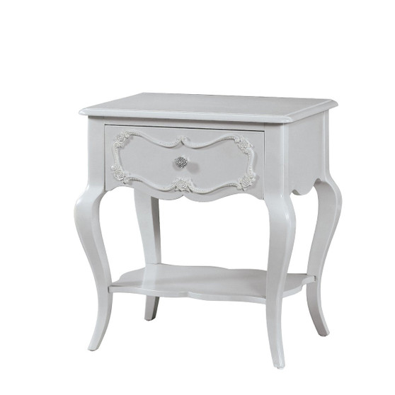 Acme Edalene Gray Girl Drawer Night Stand