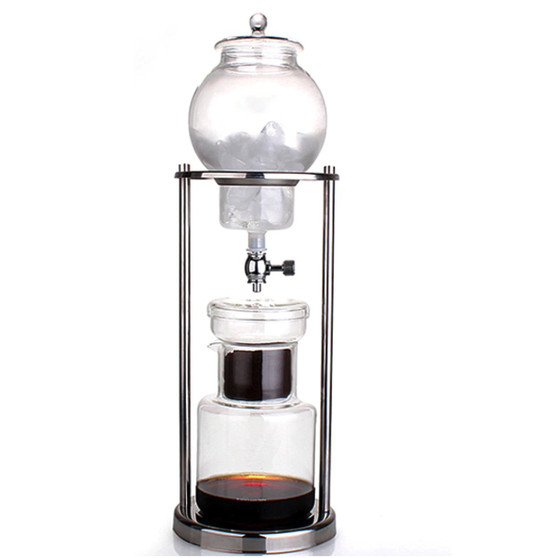 600ML Dutch Coffee Cold Brew Drip Coffee Maker - Uses Ice to Brew