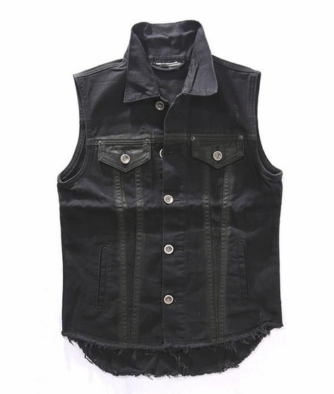 Men's Motorcycle Skull Vest