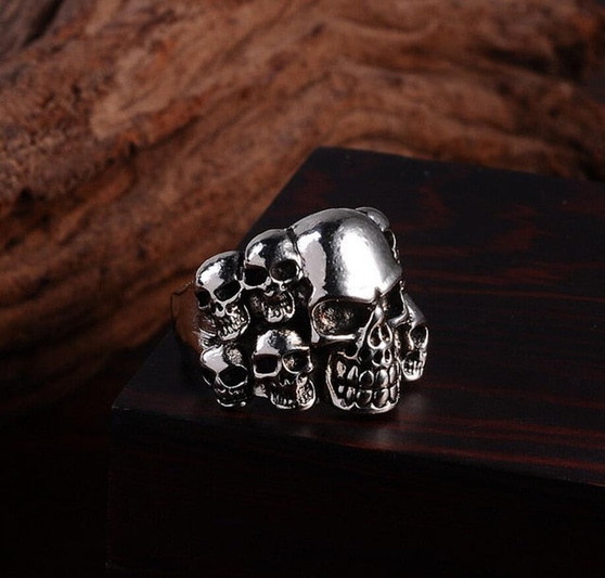 Stainless Steel Skull Ring