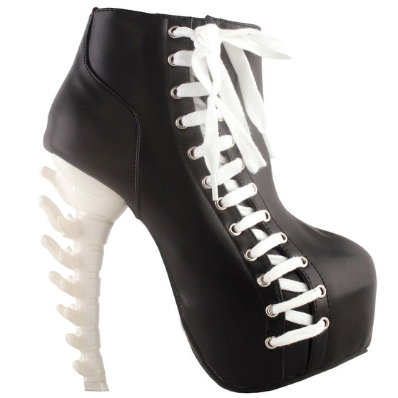 Punk Two Tone Ankle Boots