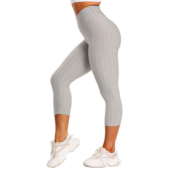 Hot Women Capri Yoga Pants Sexy Sport leggings Scrunch Butt Tights Gym Exercise High Waist Fitness Running Athletic Trousers