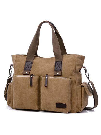 Casual Mens Casual Canvas Crossbody Shoulder Bag