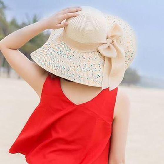 Large Brim Floppy  Foldable Summer  Beach Hat