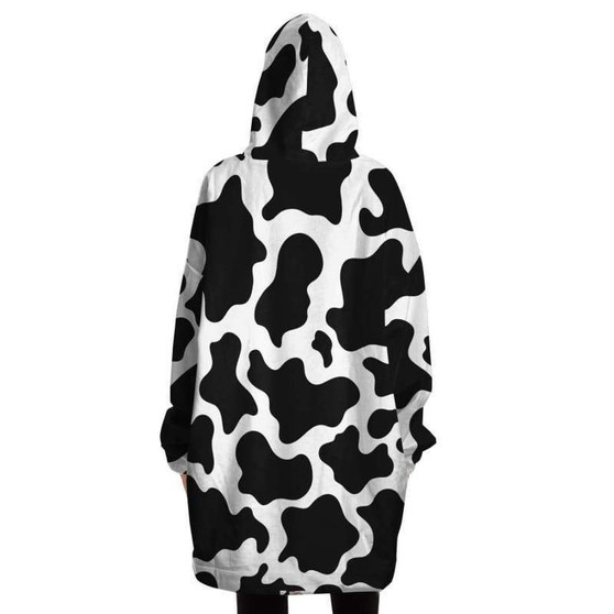 Cozy Comfy Cow Print Snug Rug Hoodie