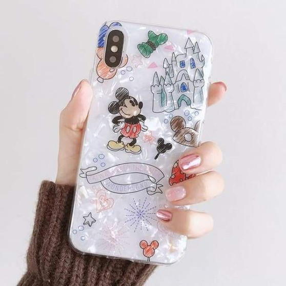 Mickey Mouse Minnie Phone Case iPhone Glossy Cute Cover