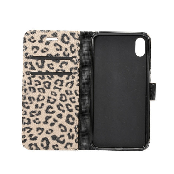 Wallet Flip Case Leopard Print Leather Phone Case Animal Print iPhone Case