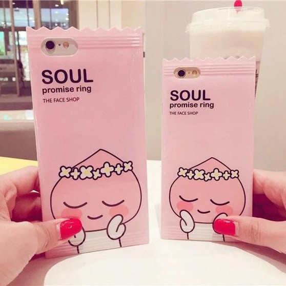 Cute Muzi Apeach 3D Candy Korean Cartoon Phone Case iPhone