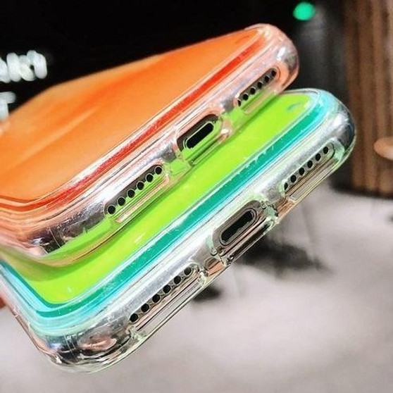 Candy Color Neon Dynamic Liquid Phone Case for iPhone