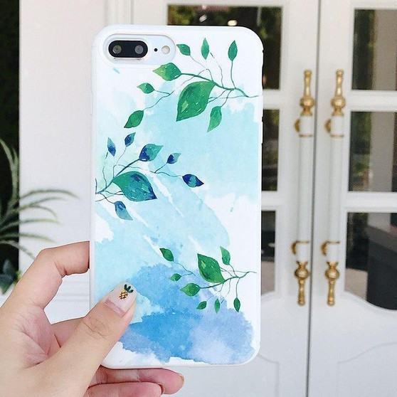 Colorful Leaf Phone Case For iphone Back Cover