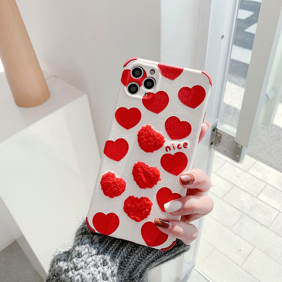 New Design Love Heart Couple Phone Case For iPhone