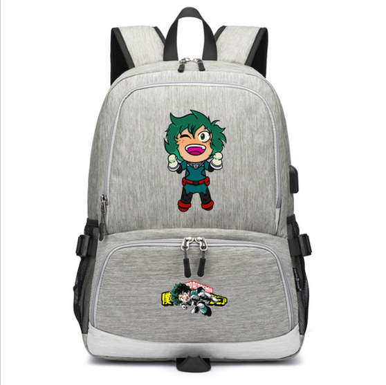 Kid's Anime My Hero Academia School Bag canvas Backpack