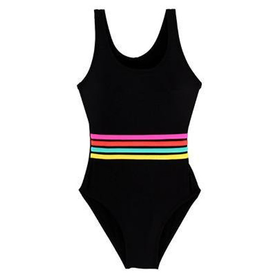 Andzhelika Girls' Swimwear One Piece Swimsuit Girls Solid Swimwear Sports Bodysuit Beachwear Children Swim Suits Bathing Suit