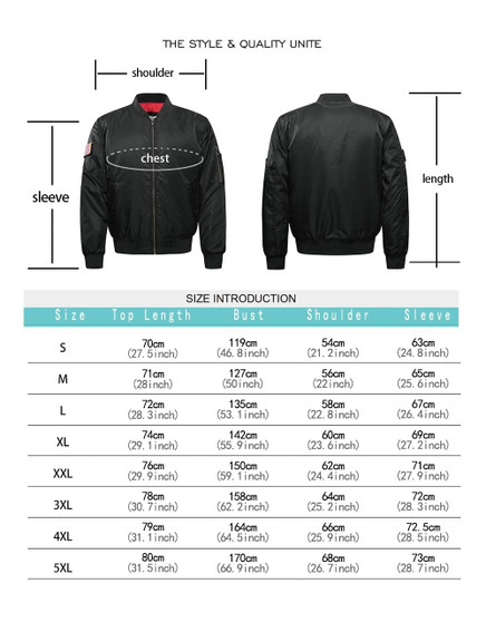 Men Thicken Long Sleeve Bomber Jacket