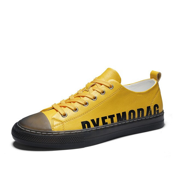 Mens Yellow Sneakers