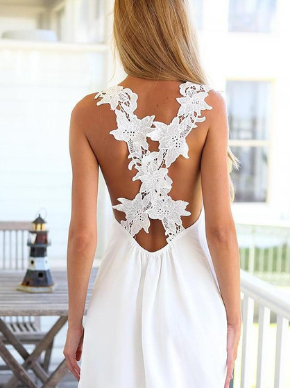 Sexy Women lace dress summer beach dress