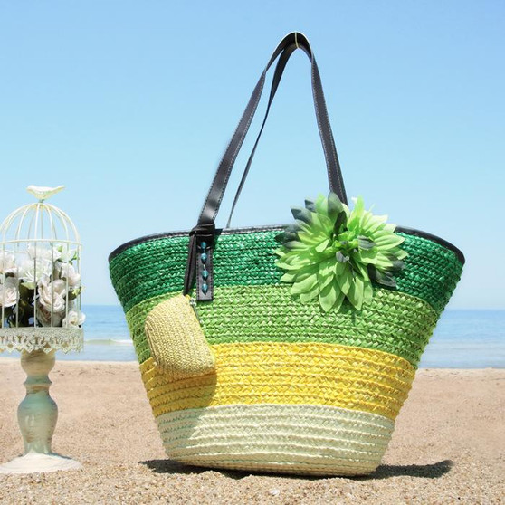 Bohemian Knitted Summer Beach Straw Bags