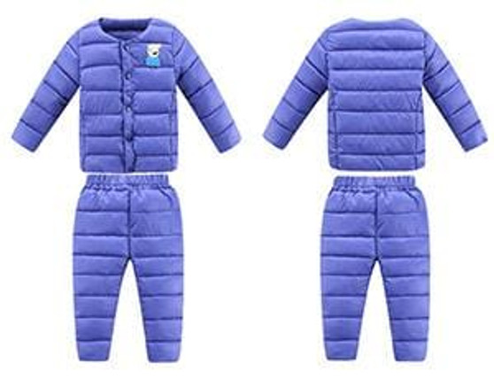 Russian Winter ! New 2016 Baby Boy Winter Children Girls Down Coats Set Clothing Children's Winter