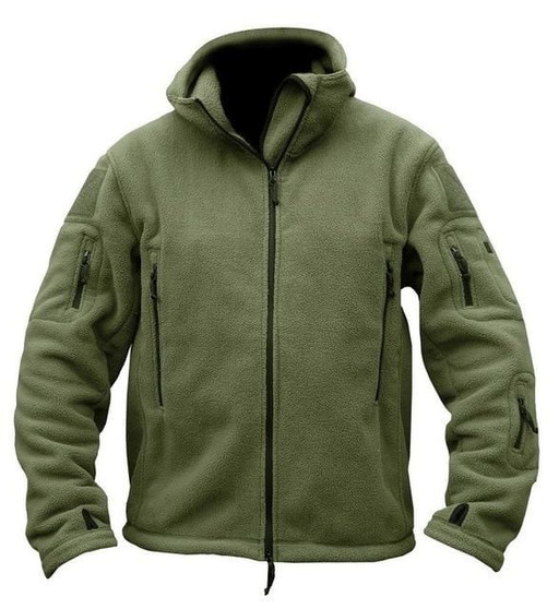 TACVASEN Winter Military Fleece Jacket Warm Men Tactical Jacket Thermal Breathable Hooded Men