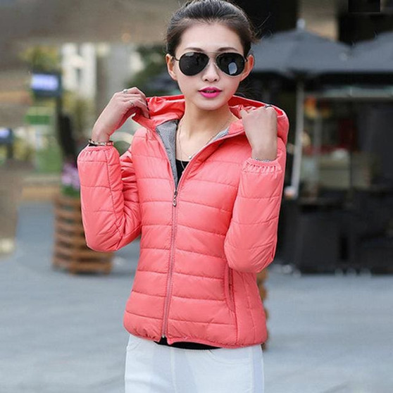 2018 new winter jacket women autumn hooded Coat Female Spring Jacket Women Padded cotton Parkas