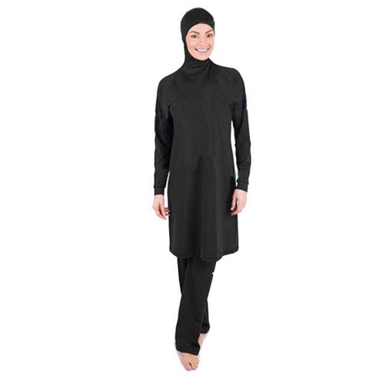 YONGSEN Full Coverage Modest Muslim Swimwear Islamic Swimsuit for Women Arab Beach Wear Hijab