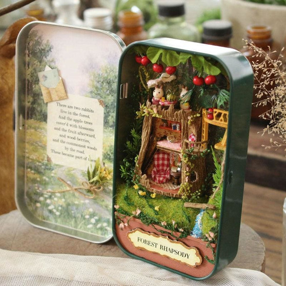 Doll House Diy miniature Wooden Puzzle Dollhouse miniaturas Furniture Toy  House Doll For Birthday