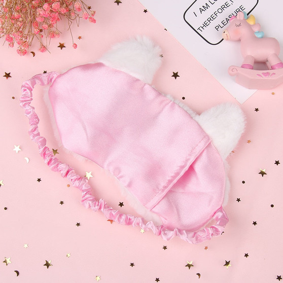 1Pcs Cute 3D Sleep Mask Natural Sleeping Eye Mask