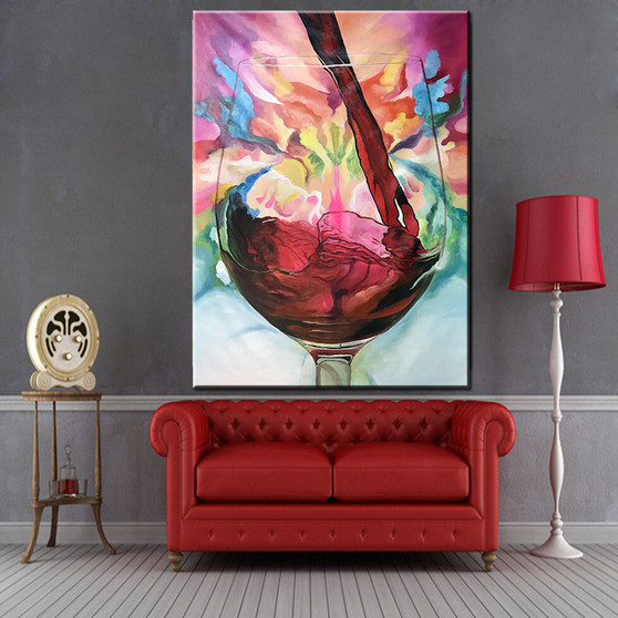 100%Hand-Painted Abstract Modern Oil Painting