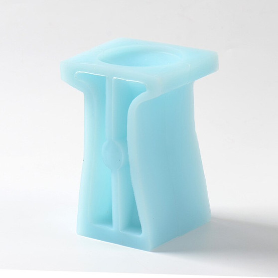 3D Concrete Candlestick Silicone Mold