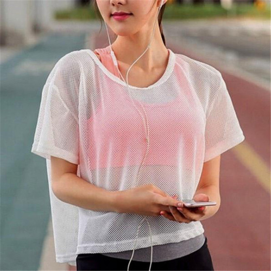 Breathable Mesh T Shirt