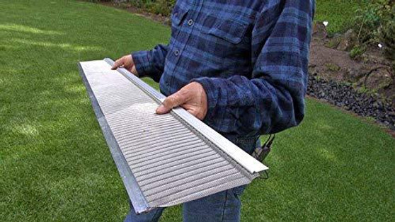 Raptor Gutter Guard | Stainless Steel Micro-Mesh, Contractor-Grade, DIY Gutter Cover. Fits Any Roof or Gutter Type – 48ft to a Box. Fits a Standard 5" Gutter.