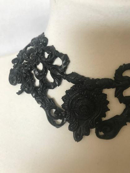 Baroque 3D Handmade latex rubber necklace