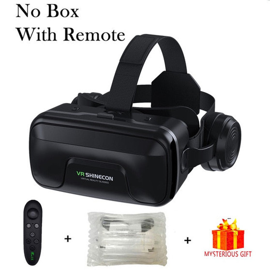 VR Shinecon 10.0 Casque Virtual Reality Headset For Smart phone Goggles Video Game Viar Binoculars