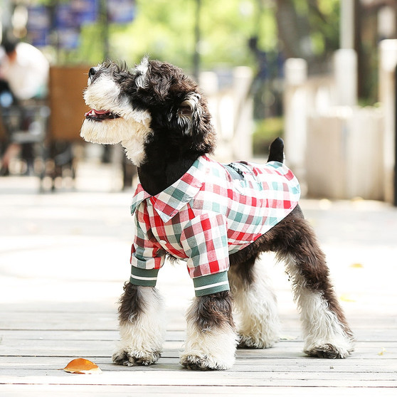 Hoopet All New  Plaid Dog T-shirt for small dogs