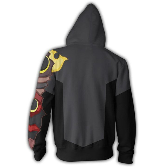 Kingdom Hearts Sora Cosplay Zipper Hoodie Halloween Costume