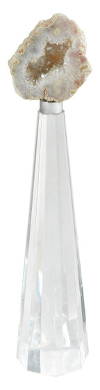 Grand Duchess Agate And Crystal Stand - Tall - Style: 7981396