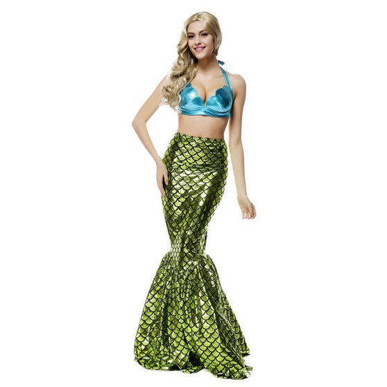 BFJFY Women Sexy Mermaid Costumes Halloween Cosplay Costume