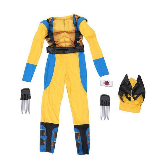 BFJFY Halloween Boys X-man Logan Superhero Cosplay Costumes